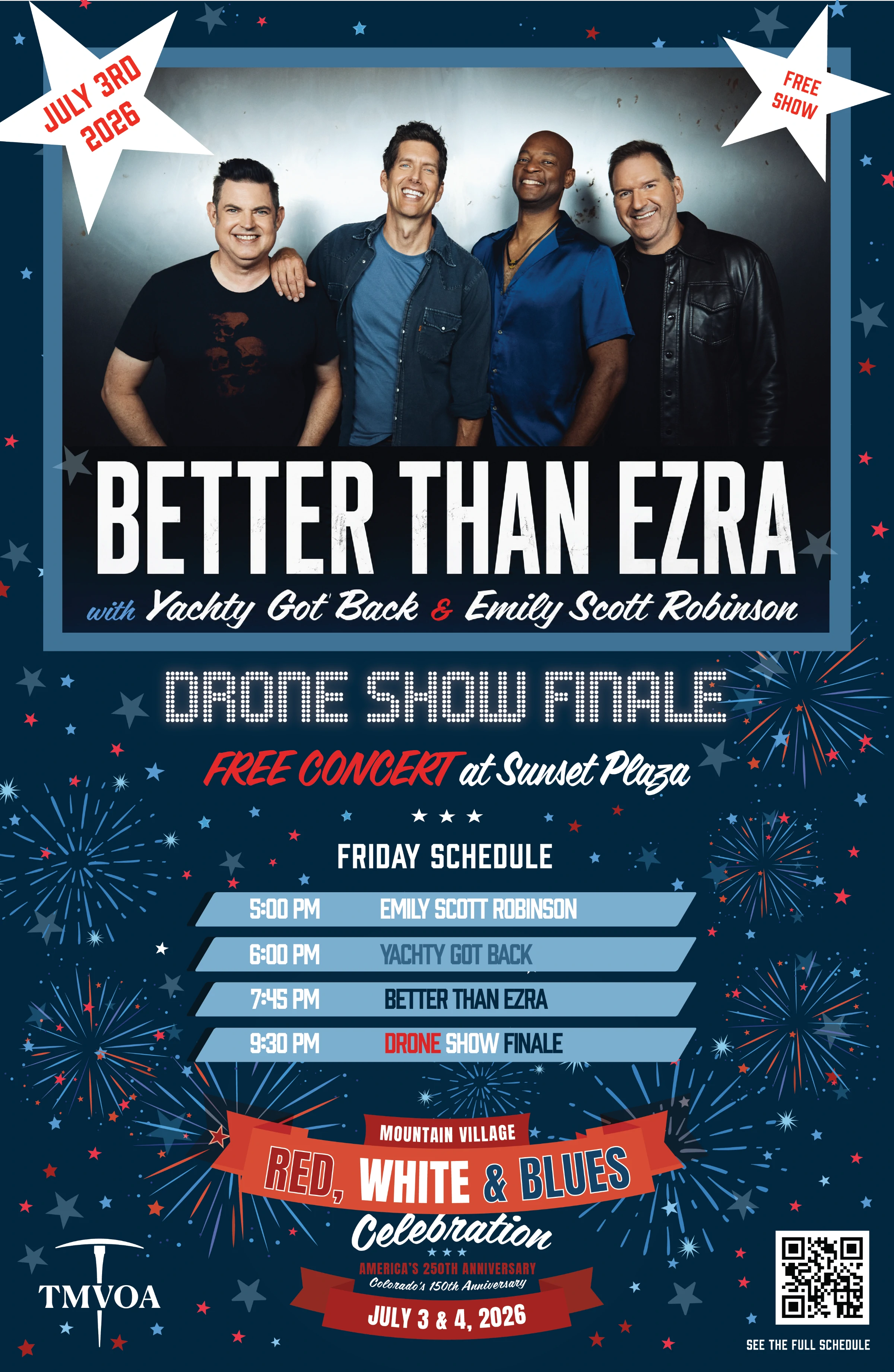Better Than Ezra live tour poster 2026 & 2027
